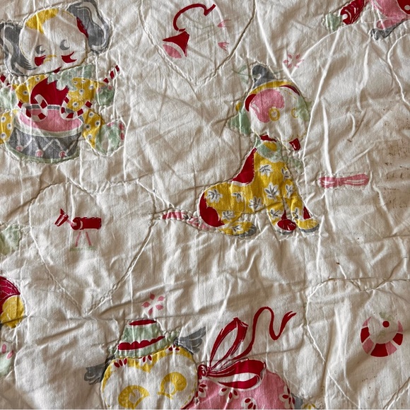 50”x55” Hand QuiltedVintage Baby Quilt. - Picture 4 of 16